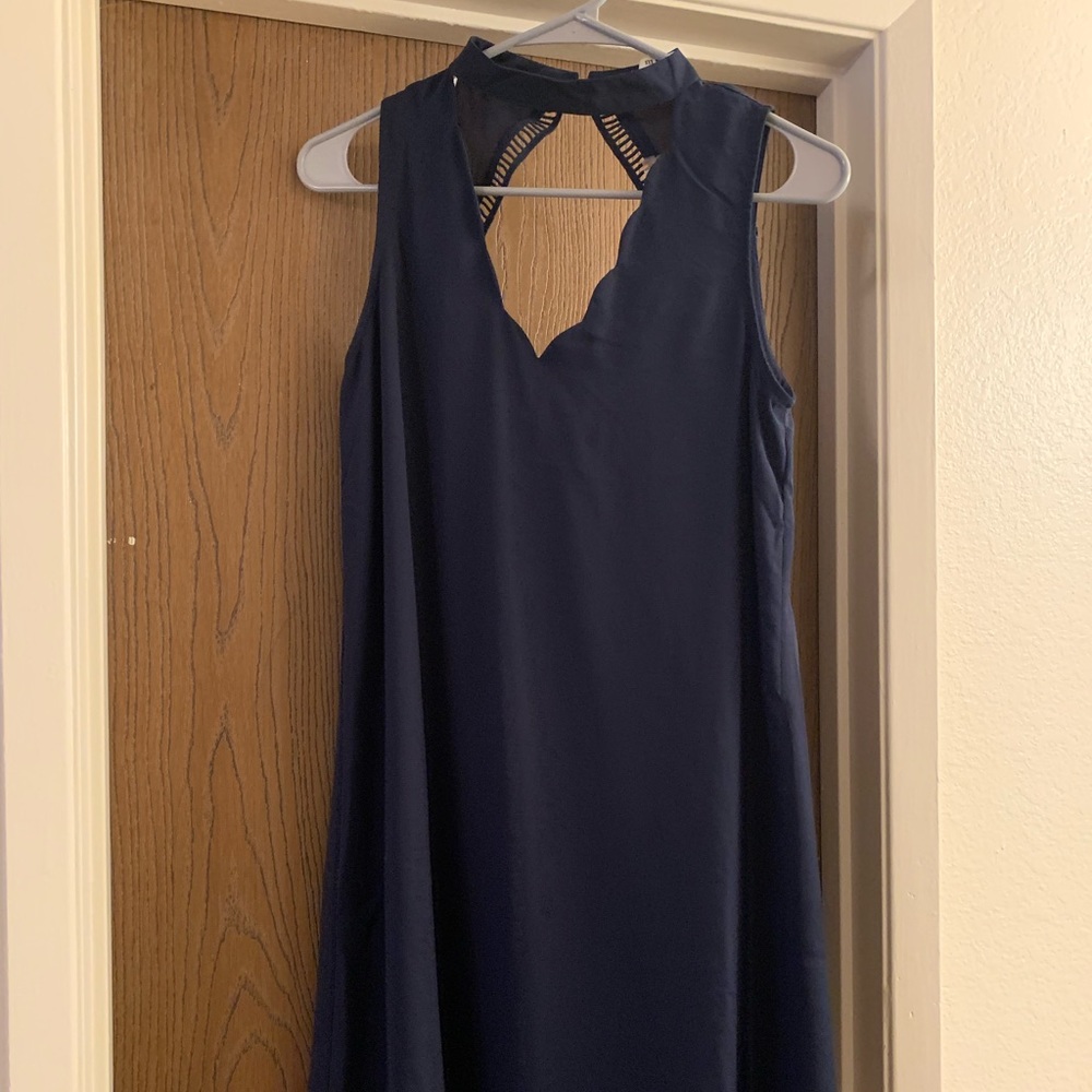 Cute blue mini dress